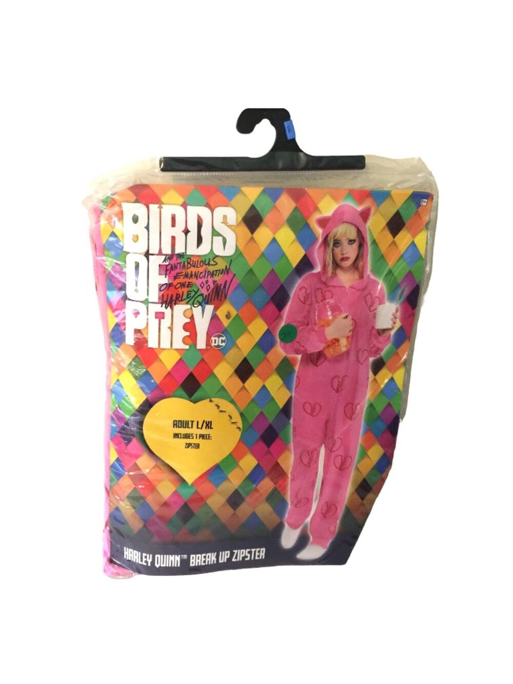 DC Birds of Prey And FantaBulous Emancipation of One Harley Quinn Adult L/XL Bre